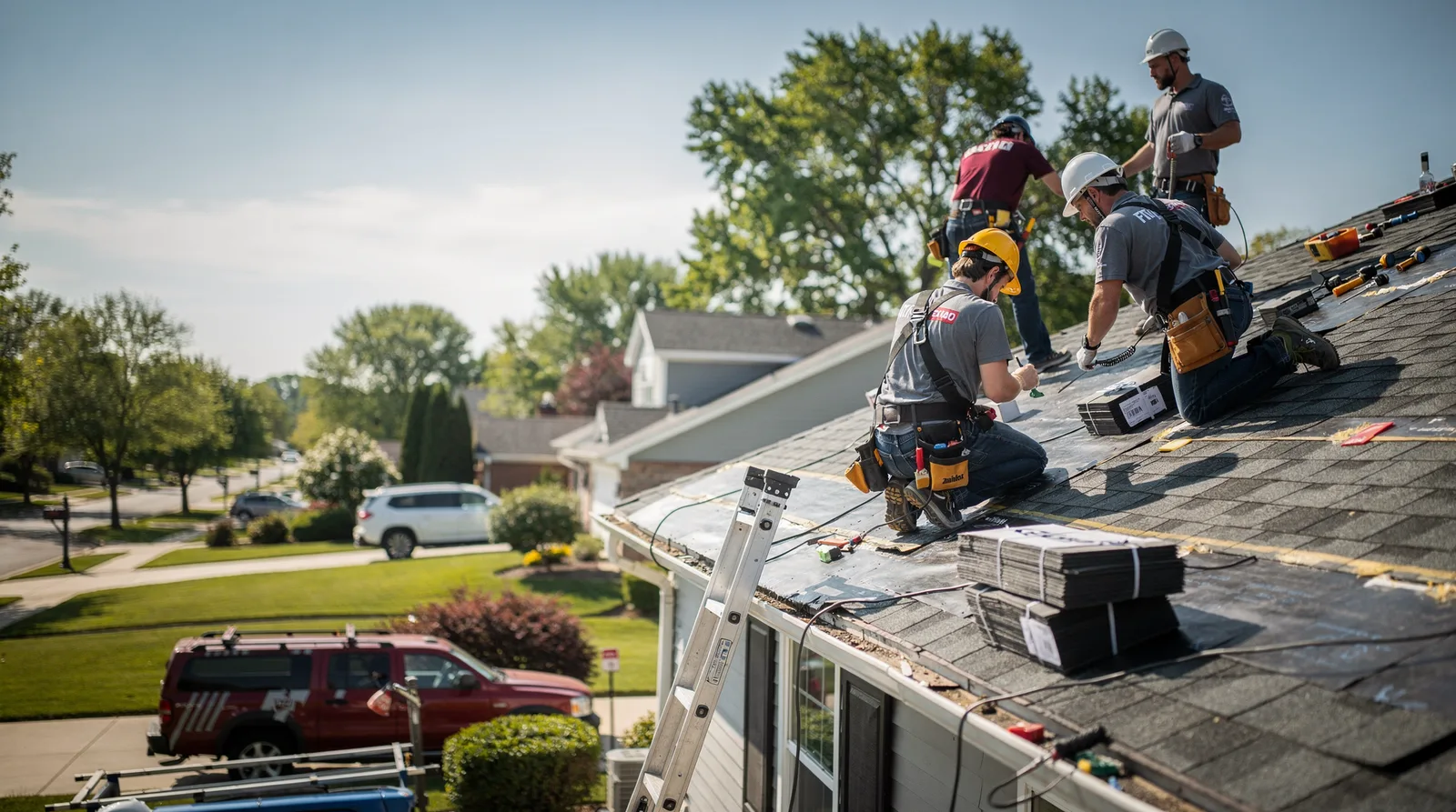 Roof Repair in Franksville, WI around you